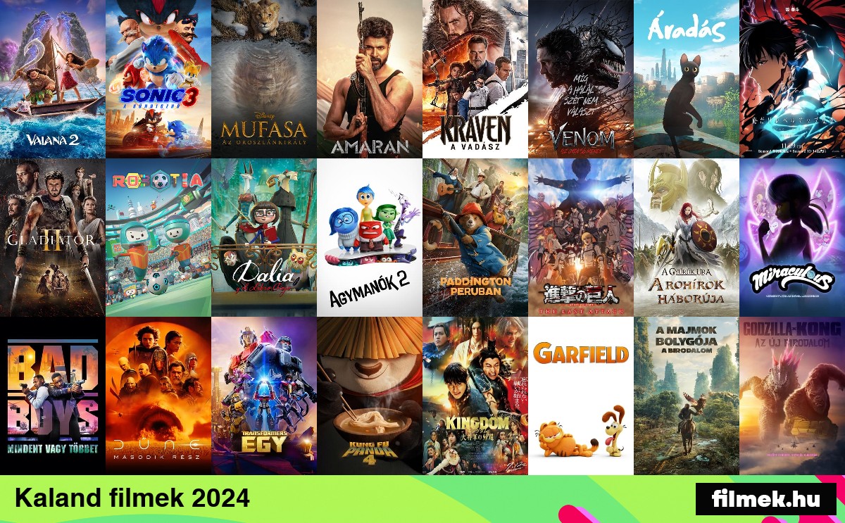 Kaland filmek 2024