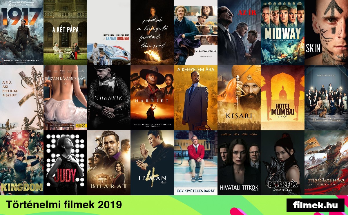 Történelmi filmek 2019