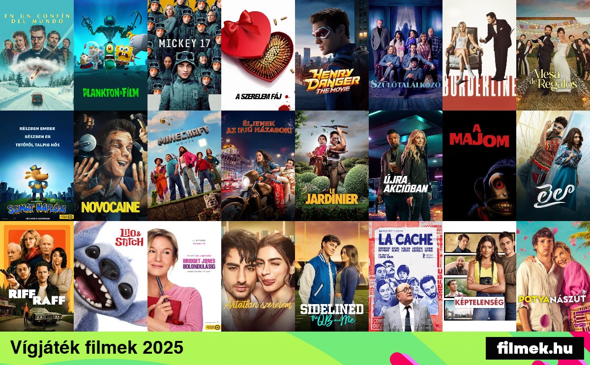 Vígjáték filmek 2025
